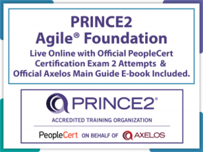 PRINCE2 Agile® Foundation (version 2) Instructor-led Live Online training in English with Official PeopleCert Certification Exam 2 Attempts & Official eBook Included.