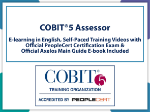 COBIT®5 Assessor for Security E-learning in English, Self-Paced Training Videos with Official PeopleCert Certification Exam & Official Axelos Main Guide E-book Included.